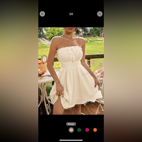 Never worn. Brand new Woman dress. Size L. Never worn. Fully lined. - Picture 3 of 4